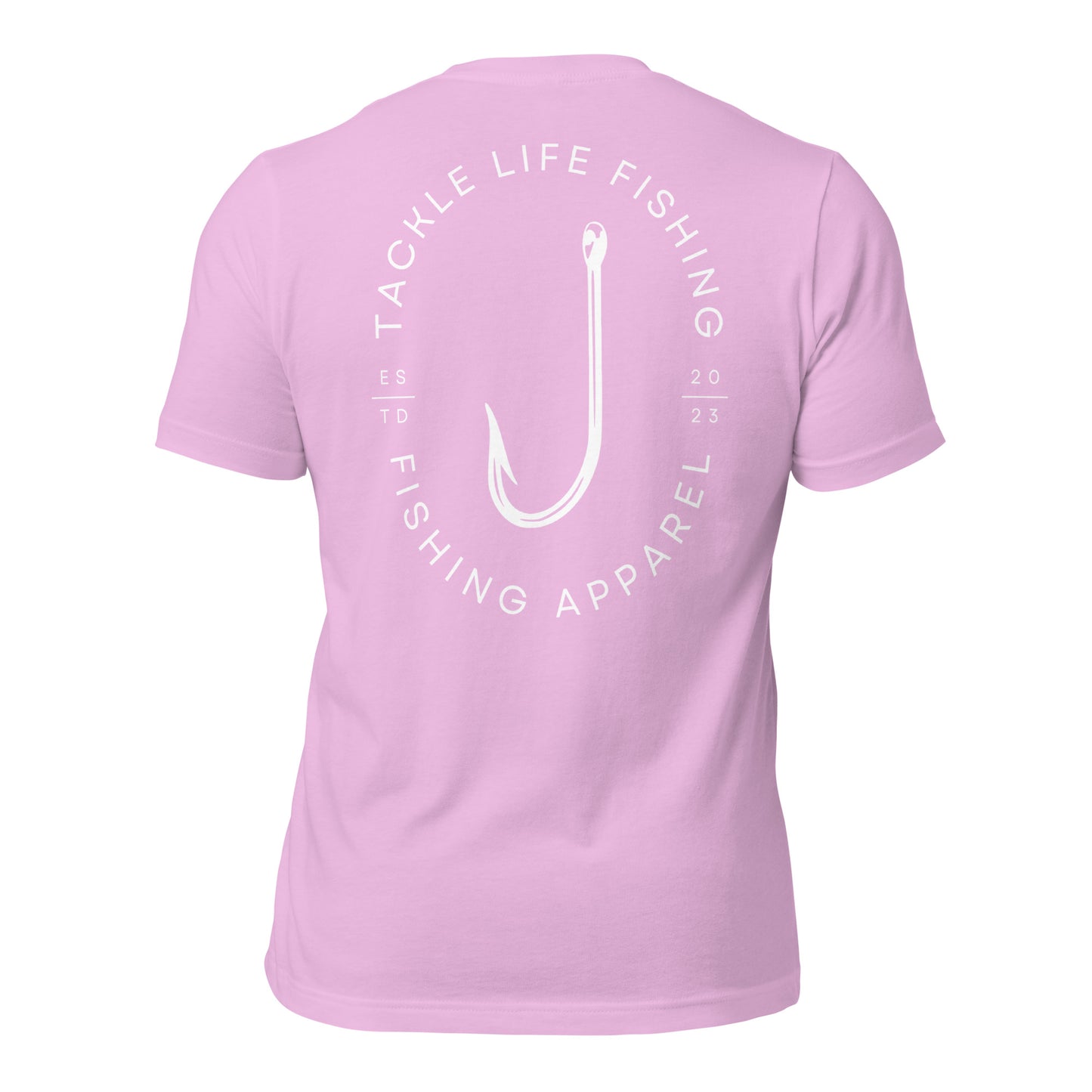 TLF Flagship Logo Unisex T-Shirt -- Tropical Vibes: Lilac, Heather Prism Mint, Heather Prism Peach, Pink, Ocean Blue