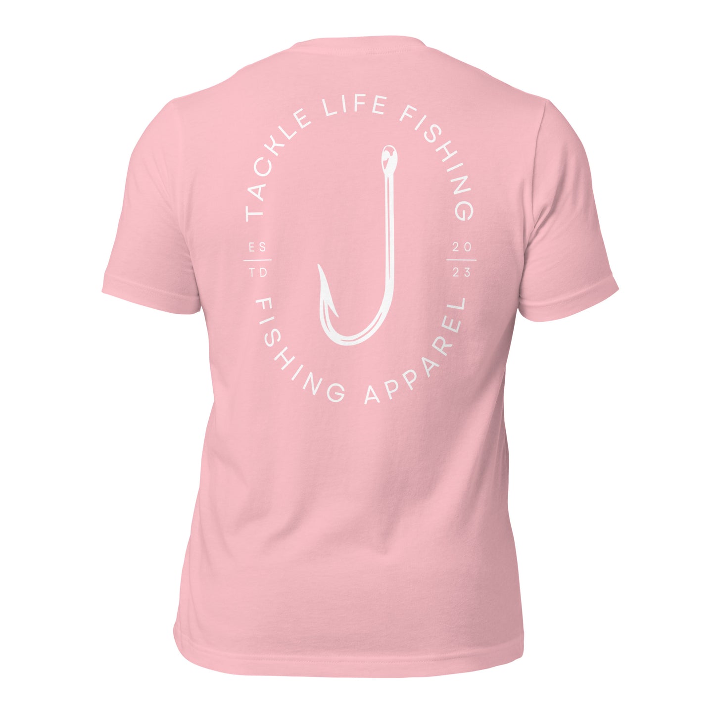TLF Flagship Logo Unisex T-Shirt -- Tropical Vibes: Lilac, Heather Prism Mint, Heather Prism Peach, Pink, Ocean Blue