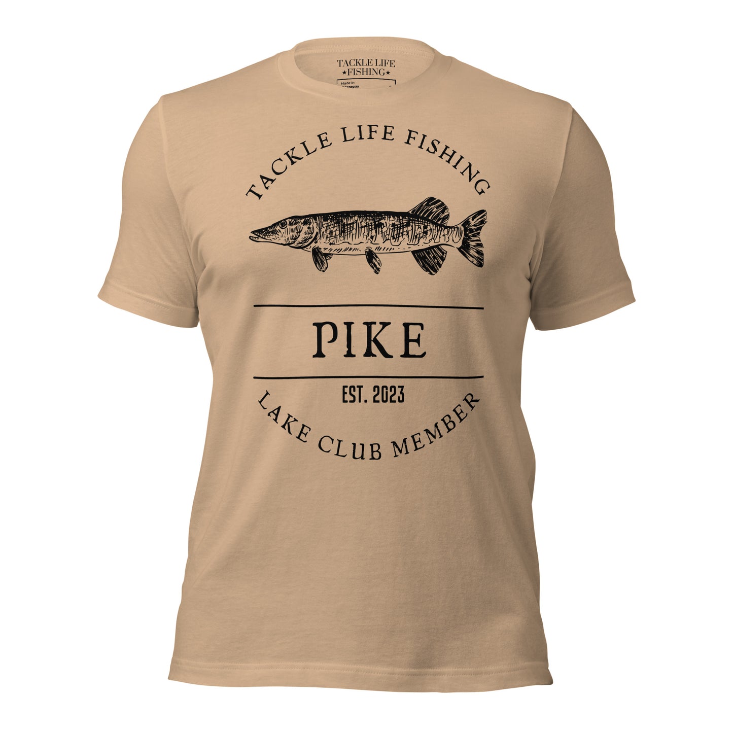TLF Pike Lake Club Member -- Front Design on Asphalt, Olive, Pebble, Tan, Athletic Heather, or White