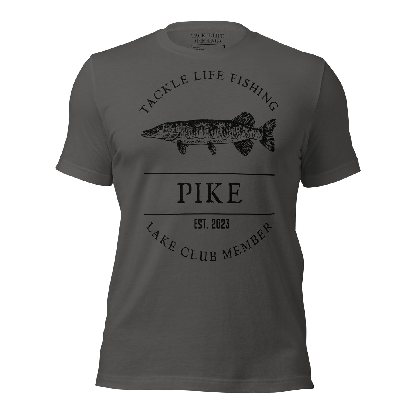 TLF Pike Lake Club Member -- Front Design on Asphalt, Olive, Pebble, Tan, Athletic Heather, or White